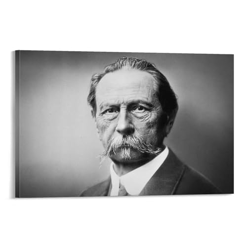 Impression sur toile Carl Benz d'art moderne 60x90 cm pour décoration intérieure