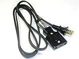 Replacement Power Cord for Farberware Open Hearth Broiler Rotisserie Grill Models 435 444 454A 455
