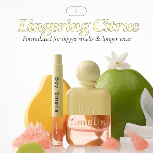 Image of Boy Smells Solar Drip Travel Size Eau de Parfum - 10ml - Pomelo, Mango, Orange Blossom & Solar Musks - Citrus Fresh Unisex Perfume