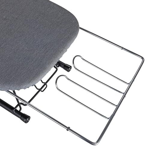 Household Essentials Tabletop Ironing Board, Compact Ironing Board with Iron Rest, Includes Door Hang, Perfect for Dorms and Small Spaces, Black with Gray Cover - Image 7