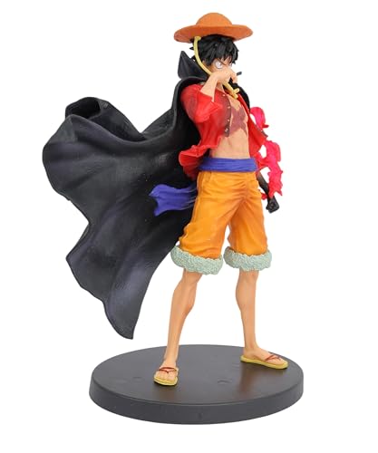 Image of Daiyamondo Premium Anime Action Figure- Unlease The Power of Highly Detailed Collectible with Dynamic Pose (Red Black Stand Luffy)