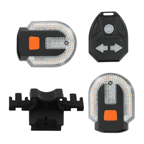 Fahrrad-Blinker – USB-Lade-Rücklicht mit Hupe...