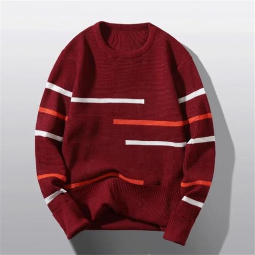 Men Stand Neck Sweater Knitting Pullovers Thicken Warm Men's Knitted Slim Fit Casual Sweater2