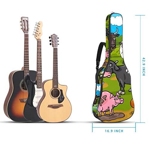 Hondank Housse de protection épaisse en éponge imperméable pour guitare acoustique, électrique, basse, guitare classique… - Les Beatles, Paul McCartney, John Lennon, RIngo Starr, George Harrison Hondank Housse de protection épaisse en éponge imperméable pour guitare acoustique, électrique, basse, guitare classique… – Image 6