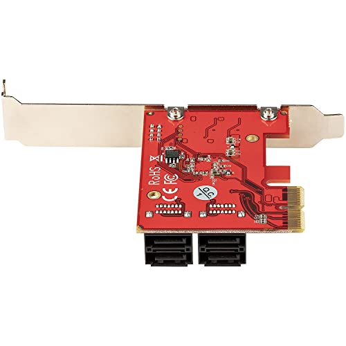 Image of StarTech 4-Port SATA III 6Gbps PCIe Card, Non-RAID (4P6G-PCIE-SATA-CARD)