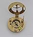 Antique Reproduction Hatton Garden Brass Sundial Compass with Compass Rose Inlaid Hardwood Case – Unique Gift for Someone Special – Great for Father’s Day, Boss, or Groomsmen Gift