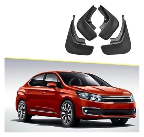 Garde-boue Citroën C4L C4 Berline protection bavettes auto avant arrière 4pcs - 2