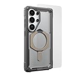 URBAN ARMOR GEAR UAG for Samsung Galaxy S26 Ultra Plasma XTE Case Bundle with Glass Shield Screen Protector, Ash/Titanium