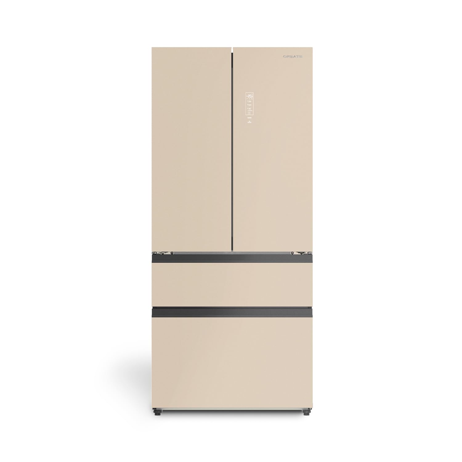 CREATE / FRIDGE STUDIO SIDE BY SIDE 550 / Fridge style Side by side 550L sand / 91 x 70.5 x 178 cm/No frost. holiday mode. antibacterial treatment. touch electronic. 158W — view 18