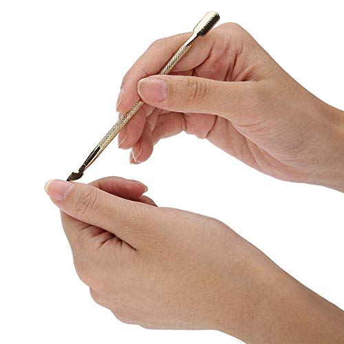 Wyxy Maniküre-Sets 4Pcs/Set Nagelhauttrimmer mit Nagelhautschieber Pediküre- und Maniküre-Werkzeuge für Finger- und… – Bild 3