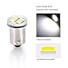 LUYED Ba9s LED Bulb Xenon White 300% Brighter 12v 3014 8-EX Chipsets BA9 BA9S 53 57 1895 64111 LED Bulbs Used for Side Door Courtesy Lights Map Lights,Pack of 10(low current)