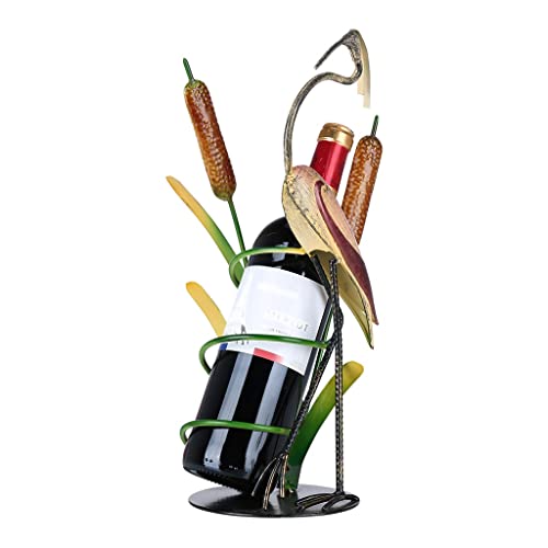 Soporte para botellas de vino en forma de pájaro miniatura 5