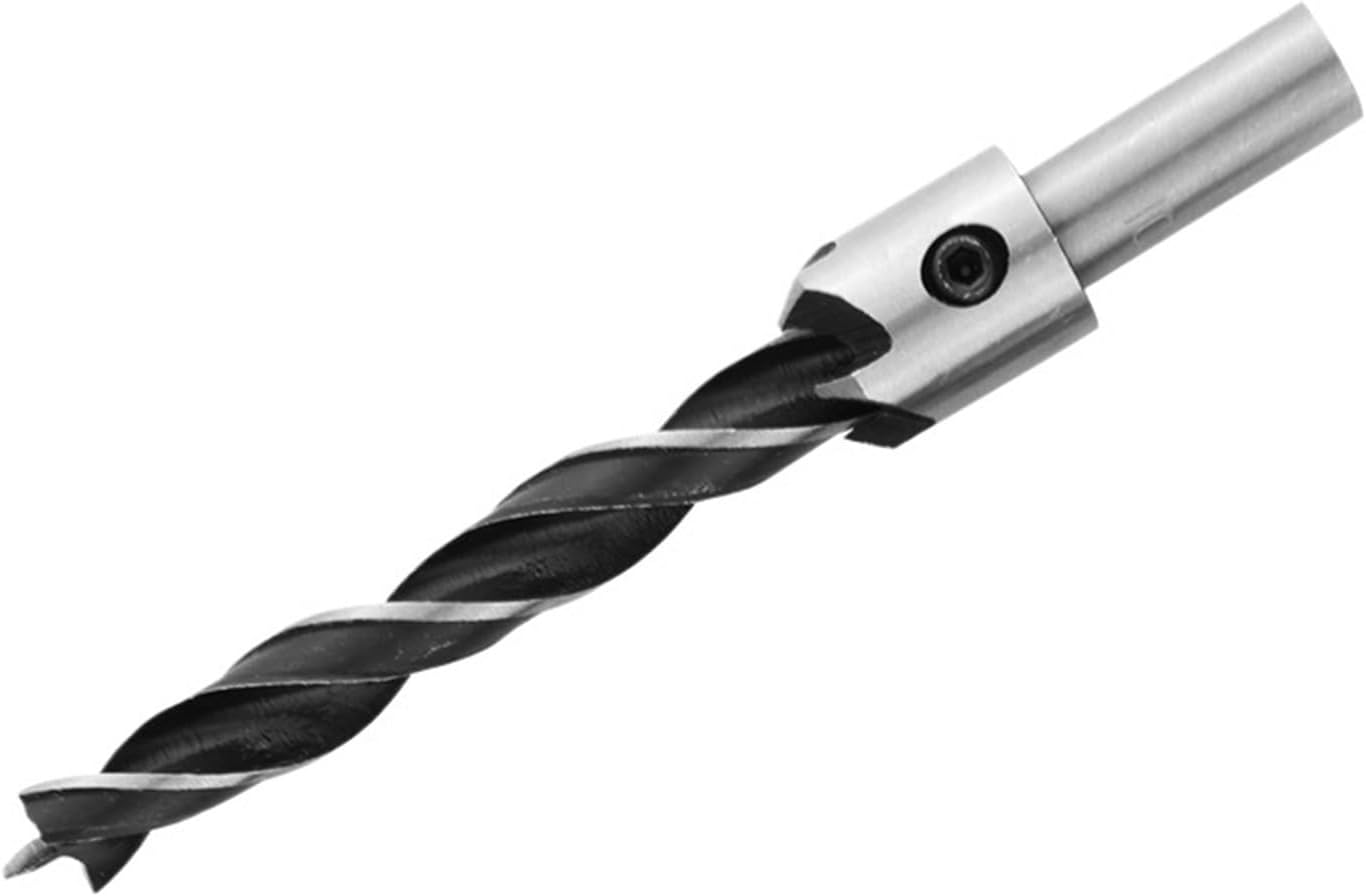 3mm-10mm HSS Countersunk Drill Bit Set Reamer Woodworking Chamfer Drill Counterbore Pliot Hole Cutter Screw Hole Drill(7pcs 3-10mm)