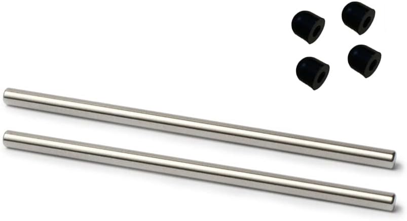 For Intex Pure Spa Hot Tub Impeller Pump Shaft Fix E90 errors, Stainless steel Sahft (2Pcs with cap)