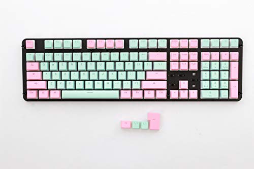 HK Gaming 108 Double Shot PBT Pudding Keycaps Ansi/ISO - OEM Profile Pudding