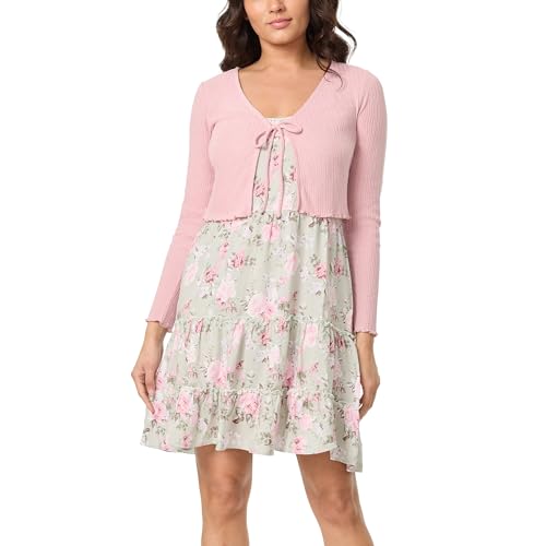 Image of WallFlower Women's 2-piece Sweater and Dress Set