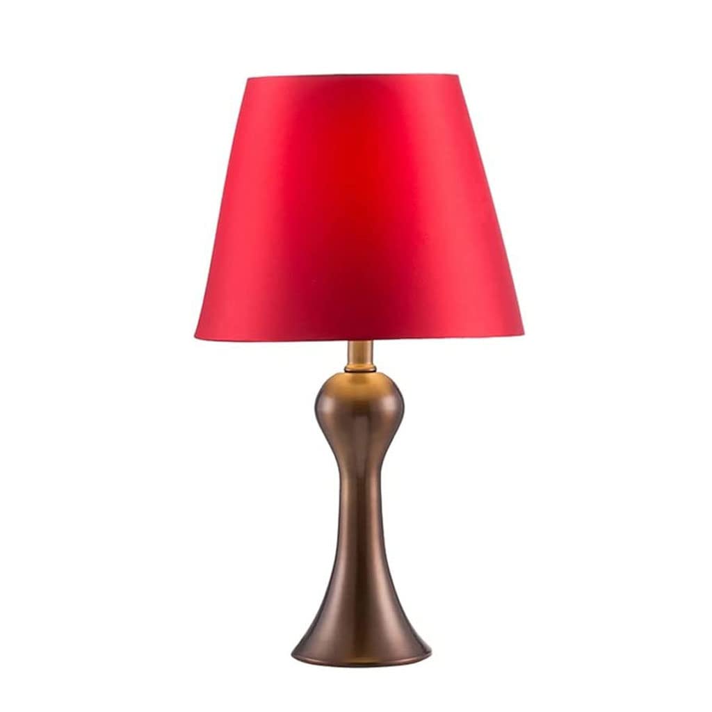 Lampy stołowe. Stolik nocny w nowoczesnym stylu, 19,6" wysoki, ceramiczny stolik z kloszem bębnowym do salonu, sypialni, łatwy montażu