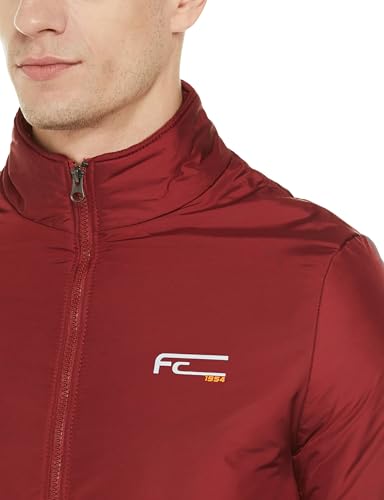 Image of Qube By Fort Collins Men's Polyester Standard Length Regular Fit Lightweight Winter Jacket - Sporty, Stylish & Warm Outerwear for Cold Weather