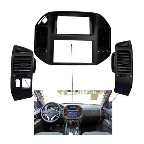 Aérateurs climatisation Middle de tableau de bord Pajero 2001-2006