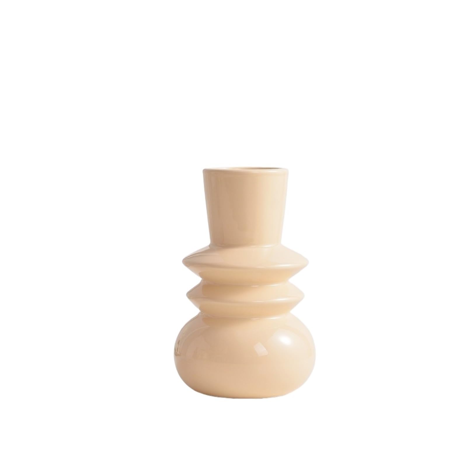 Flower Holder Irregular Ceramic Flower Vase For Living Room Tabletop For Centerpiece