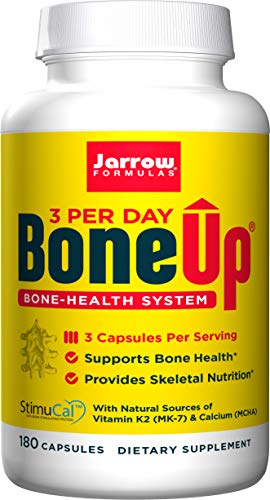 Jarrow Formulas Bone-Up for Bone Density and Cardiovascular Health Capsules, 180 Count