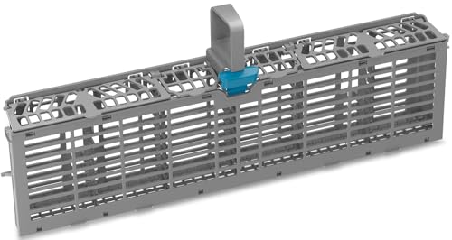 UPGRADED W11158804 Dishwasher Silverware Basket Compatible with Whirlpool Dishwasher Silverware Basket Parts 8562061 W10350340 W10629540 Dishwasher Utensil Basket WDT750SAHZ0 WDT970SAHZ0 WDTA50SAHZ0