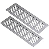 【Fácil de instalar】 El kit tiene 2 tapas de ventilación, simplemente taladre los orificios correspondientes en el gabinete, luego instálelos y fíjelos. La ranura para tarjetas antideslizante hace que no se caiga fácilmente, es una operación simple y conveniente para limpiar.