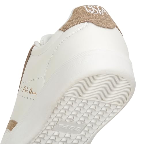 Image of U.S. Polo ASSN. Renata Off White Sneakers Shoes with Premium Upper