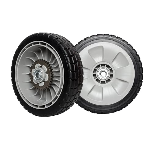 Set of 2 Lawn Mower Rear Drive Wheels Compatible with HRR216 HRS216 HRT216 Walk Behind Lawn Mower - Replaces 42710-VE2-M02ZE 42710-VE2-M00ZE 42710-VE2-M01ZE 42710-VG3-B00