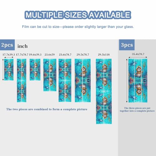 Vinilo decorativo para ventana privacidad 19.6 x 39.3 pulgadas miniatura 5