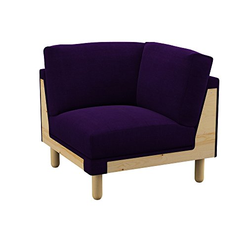 Soferia - IKEA NORSBORG Funda para módulo de Esquina, Elegance Purple