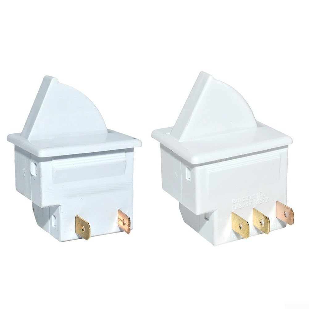 Interruptor Pulsador Nevera 3 Pines Piezas Frigorífico Activación Automática Temperatura Variable 20x30mm(Gate Control Two)