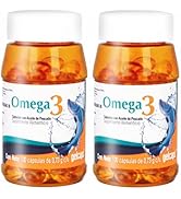 Omega 3 Con 100 Cápsulas Gelcaps - 2 Pack