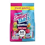 SweeTARTS Gummies Fruity Splitz, Candy, Sweet and Tart, 39 oz (60 ct) (Grocery)