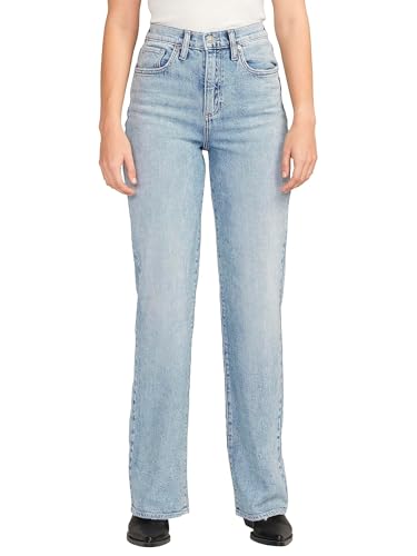 Silver Jeans Co. Women's Highly Desirable High Rise Trouser Leg Jeans