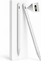 Caneta Touch Screen Stylus Compativel Com Display Android Tablet Notebooks - Recarregavel Carregamento Rapido Capacitiva Ponta Fina Com Alta Precisão Inclinação Sensibilidade Digital Universal