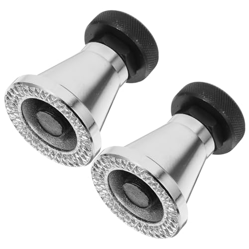 Support de cric réglable sécurisé PLAFOPE avec tête plate en acier 2 pcs