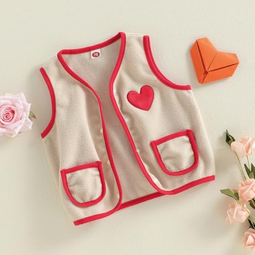 Image of Ayalinggo Toddler Baby Girls Boys Winter Warm Vest Clothes Buffalo Plaid Christmas Jacket Kids Puffer Quilted Gilet Coat | Full front zipper, warm clothes for cold winter, Red Black Buffalo Plaid Christmas Outfit, Kids Puffer Quilted Gilet Coat