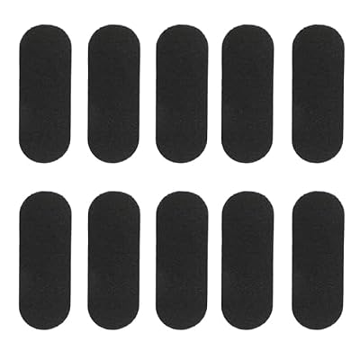 10pcs Black Activated Carbon Filter for Air Purification, Ceiling Fan Filters with Easy Stick