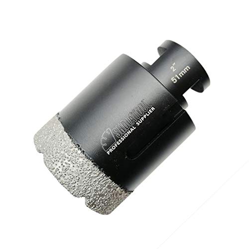 SHDIATOOL Diamond Core Drill Bits 2 Inch for Porcelain Ceramic Tile Marble Brick