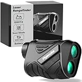 Flysocks Range Finder for Hunter, 2000Y Hunting Rangefinder with Rechargeable Battery, 7X Zoom Laser Rangefinder, Clear Accurate Range Finder for Shooting/Golf with Slope Mode, Easy to Use