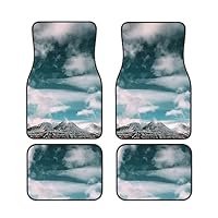 フロアマット　ウミガメ Amazon | カーフロアマット 4ピース ウミガメ (33) プリント