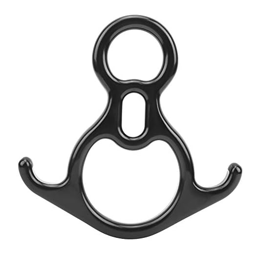 Figura 8 Descender Yoga 8 Loop, Aéreo Yoga Swing Aviação Liga de Alumínio Magnésio Protetor de Freio Suprimentos Equipamento de Rapel para Ioga Voadora Acrobática