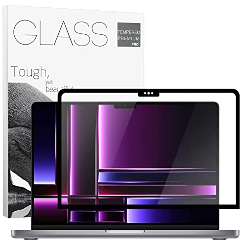 Removable Tempered Glass Screen Protector for MacBook Pro 14.2