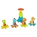 LONABR Electric Gear Dinosaur Park Blocks Play Set with Music and Light