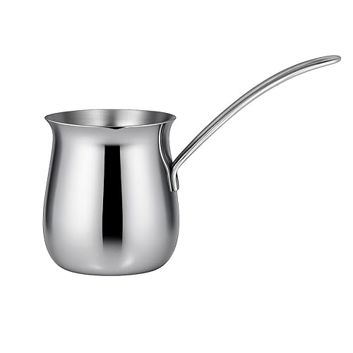 20 oz Stainless Steel Turkish Coffee Pot – Milk Butter