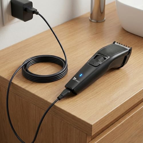 Image of Upix USB Syska Trimmer Charging Cable 1 Meter (3.2 Feet), Compatible Only for Syska Trimmer, Shavers, Body Groomers (Match Cable Port before Ordering, Check Images) (Works with 5V USB Adapter Only)