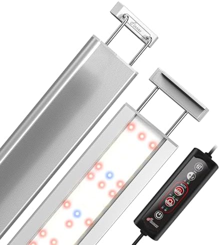 Finnex Planted+ 24/7 Aquarium LED Light, 660nm Plant Red, 3.0 Ser...