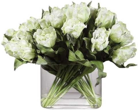 Kimbry - 27 inch Tulip Centerpiece - 27 inches wide by 16 inches deep