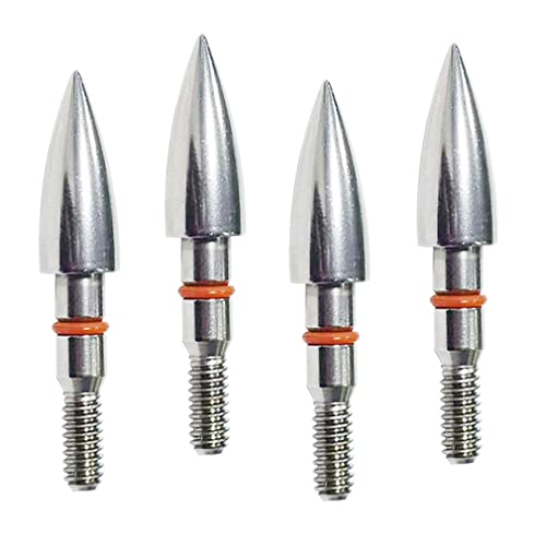Image of 100 /125 /150 /200 /300 Grains Archery Field Points Practice Field Tips, Archery Target Practice Hunting Arrow Tip for Recurve, Compound Bow Crossbow, Stainless Steel Screw in Broadheads